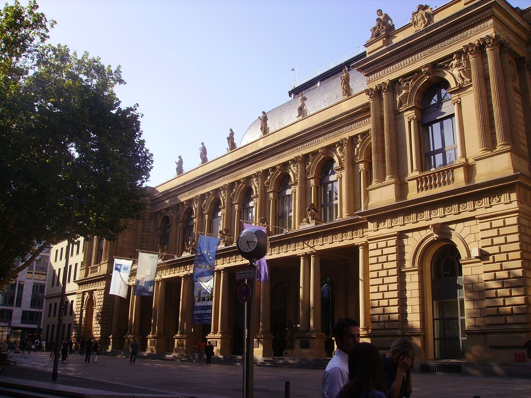 Historic Frankfurt Stock Exchange (Börse) building