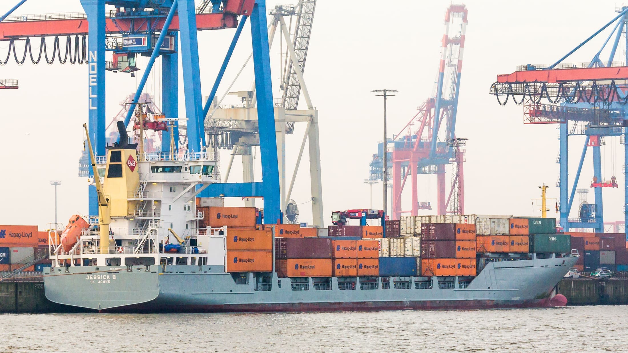 Container ship, Port of Hamburg