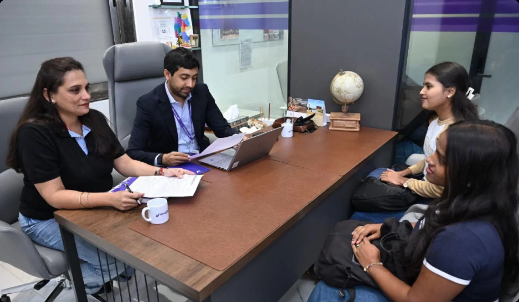 The Print article highlighting EduOptions Germany and study abroad trends for Indian students