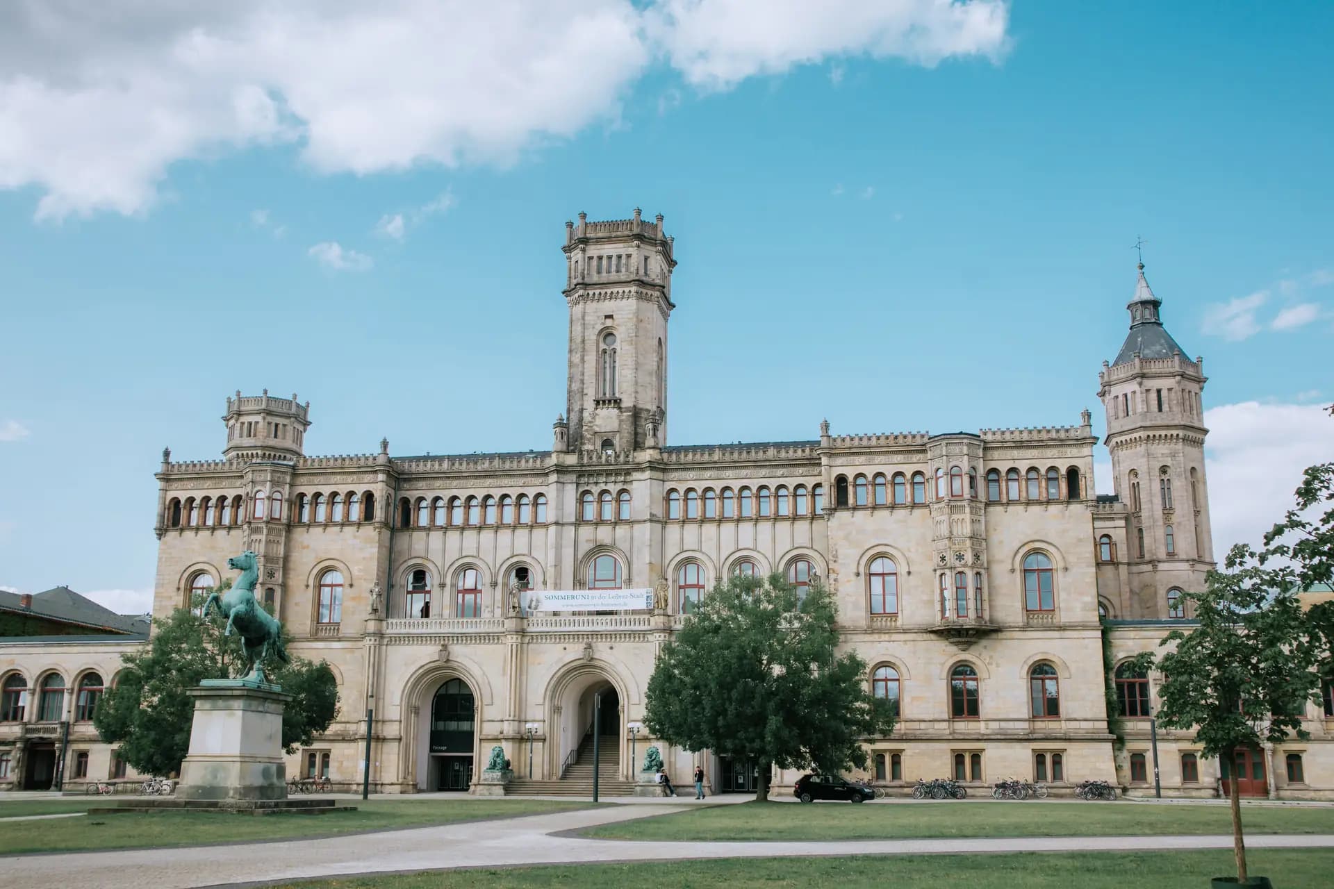 Welfenschloss main building of Leibniz University Hannover