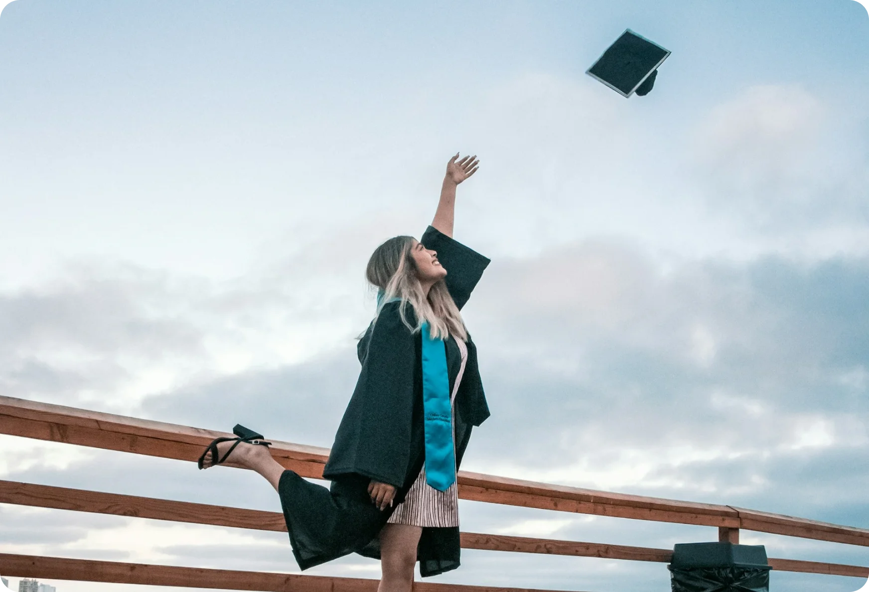 Undergraduate students studying in Germany at a university campus