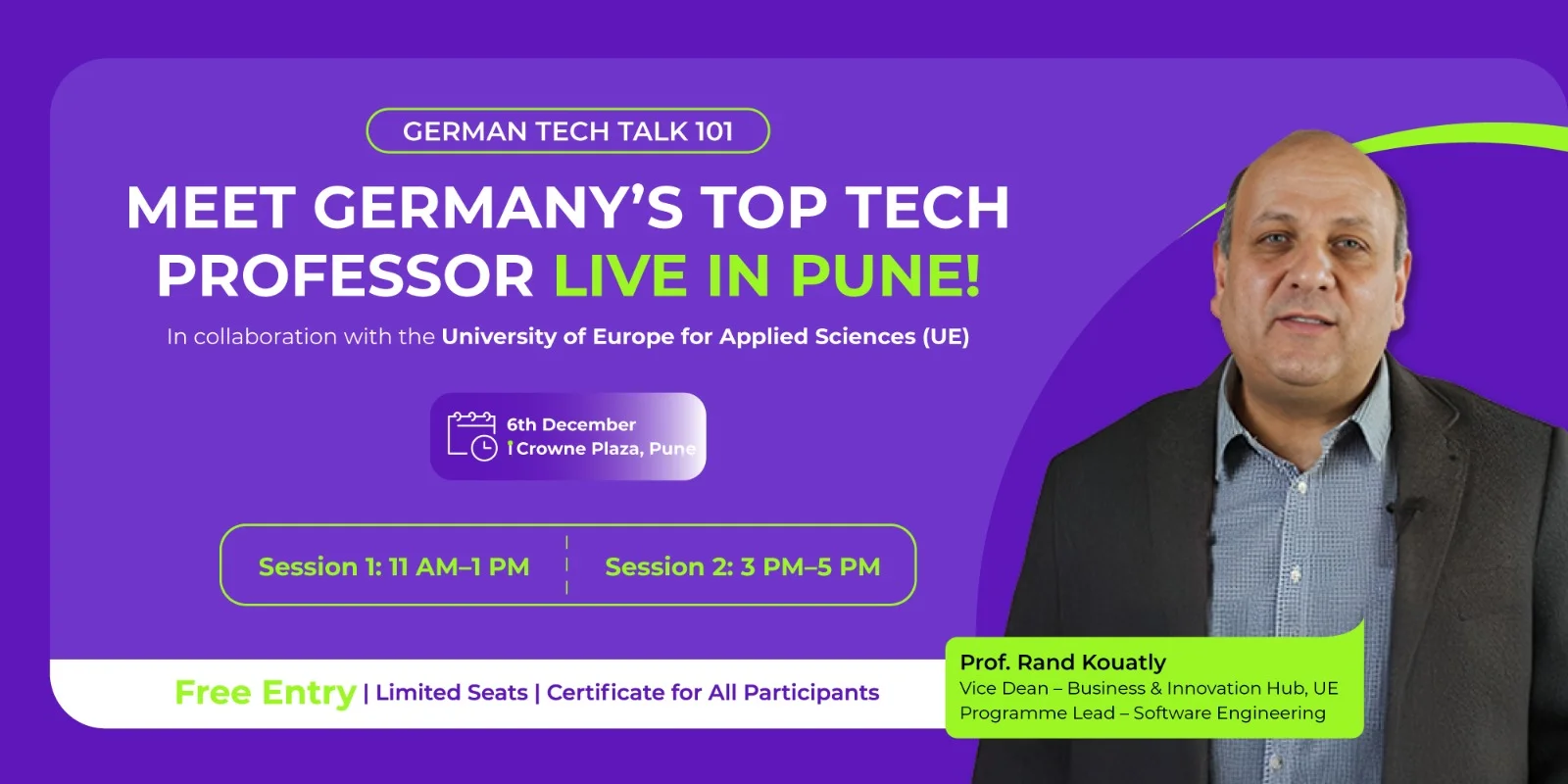 Pune World Education Fair by EduOptions – Study in Germany event banner