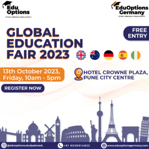World Education Fair 13 October,Friday 2023. PUNE